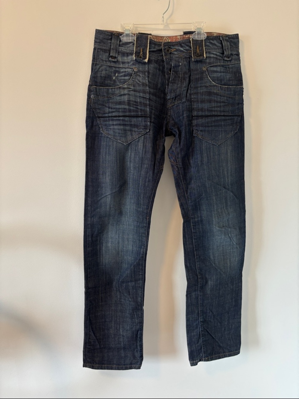 Kaporal 5 Dark Wash Men's Jeans - Classic Straight Fit Size 33